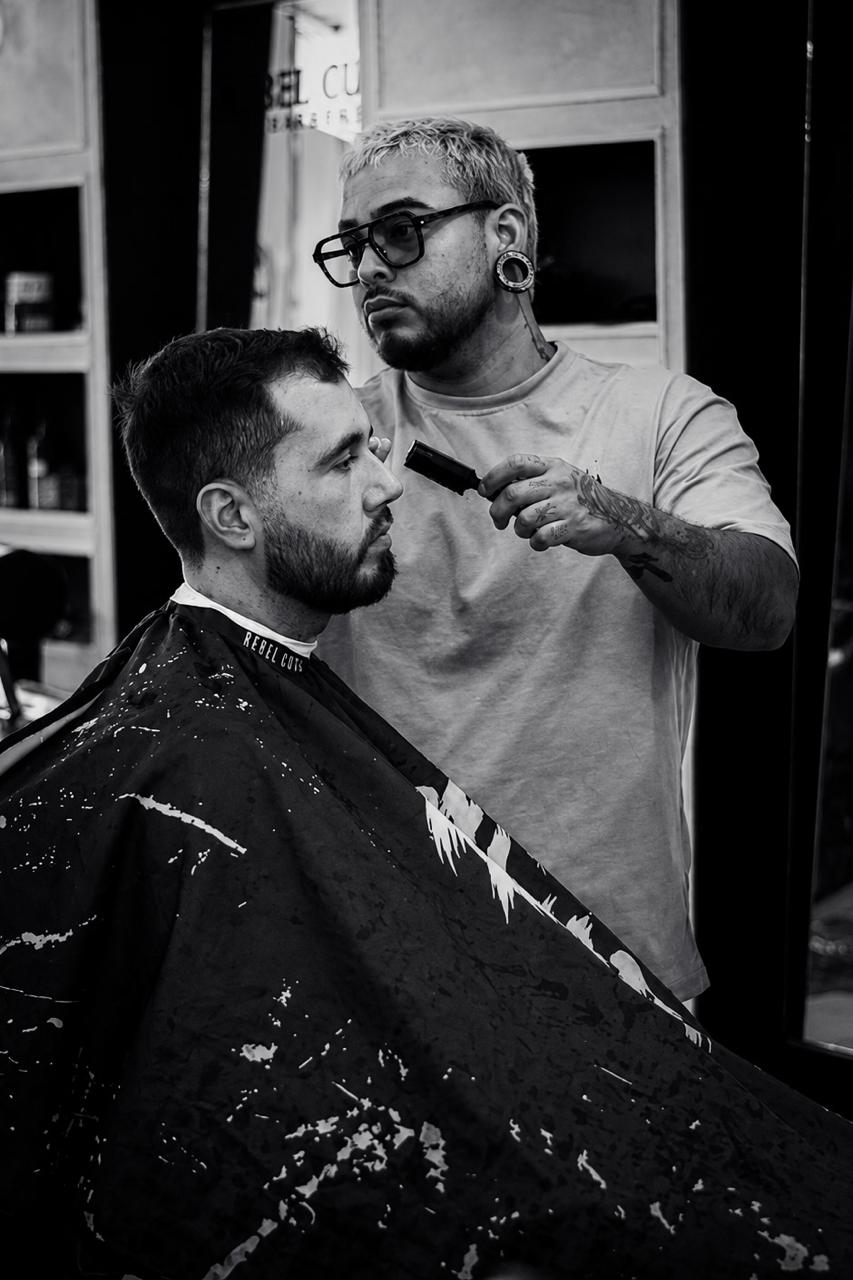 Trabajo de barbería